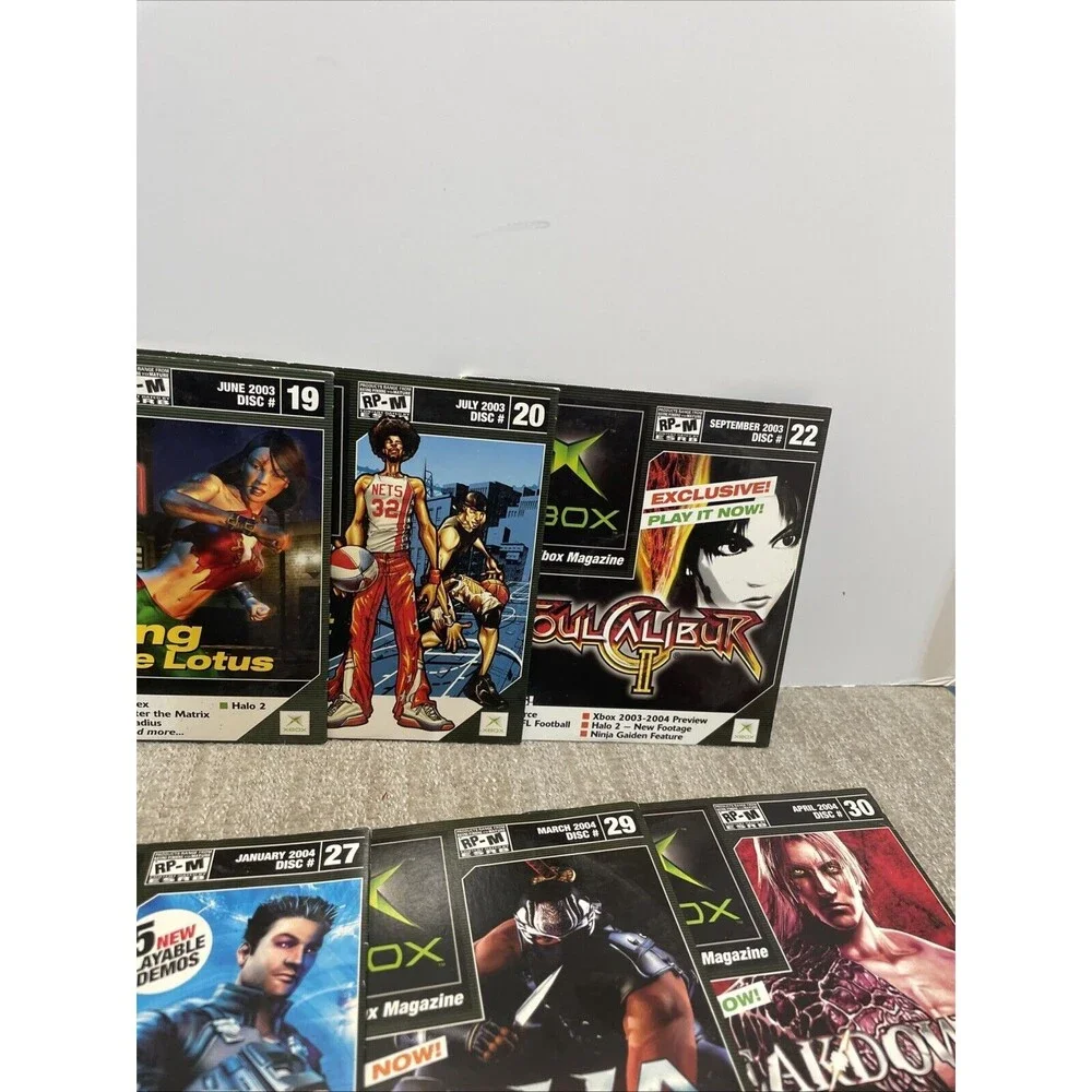 Official Xbox Magazine Lot of 15 Game Demo Discs